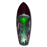 Alien Invade Glass Wall Art